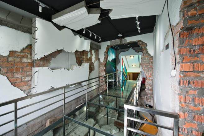上海地震科普馆灾害走廊