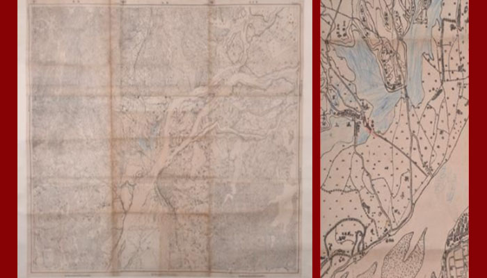 北伐战争时期叶剑英使用的地图