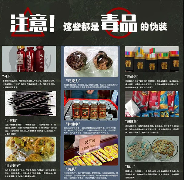 揭秘食品中毒品的伪装