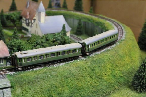 火车模型沙盘比例